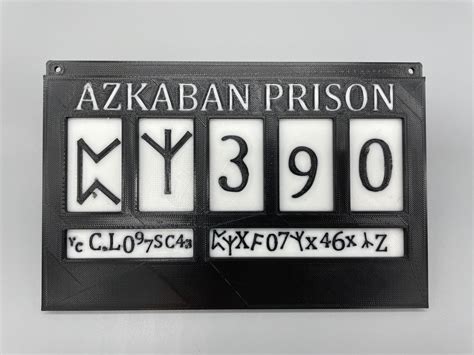 Azkaban Prison Sign Printable
