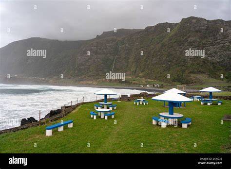 Azores landscape picnic