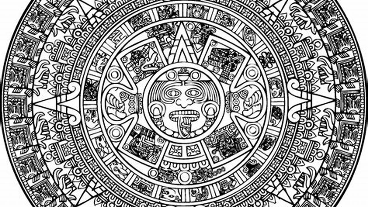 Aztec Calendar Vector Free Download