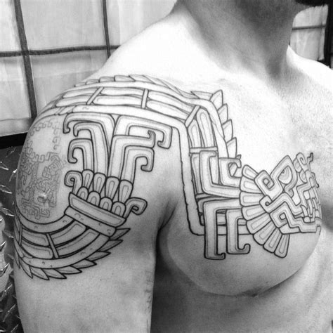 150 Tribal Aztec Tattoos For Men (Ultimate Guide 2021)