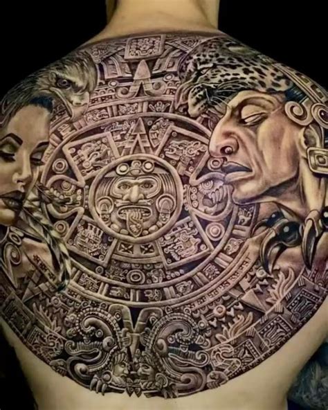 Aztec Calendar Tattoo Designs