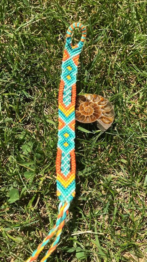 Aztec Friendship Bracelet Pattern