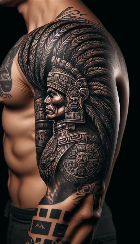 Aztec God Tattoo