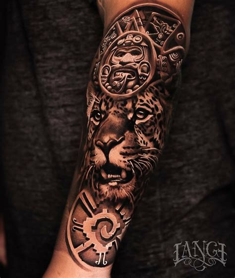 Aztec Jaguar Tattoo