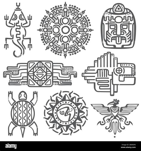 Aztec Patterns And Symbols