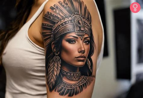 Aztec Tattoo Women