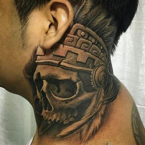 Aztec Tattoos Neck