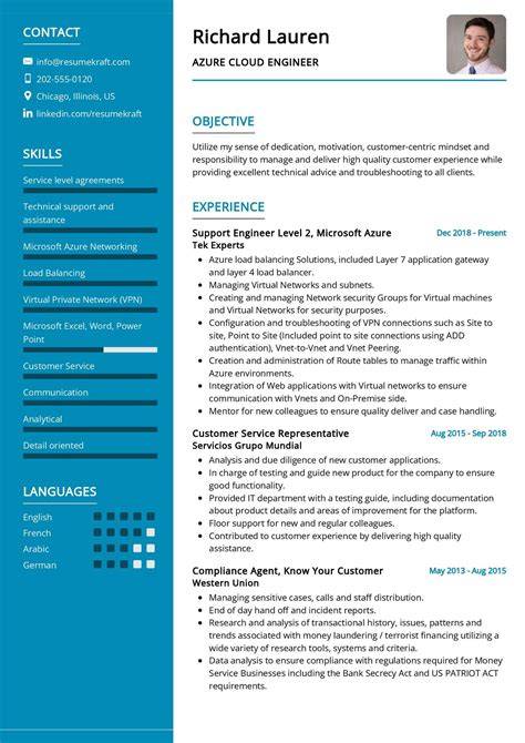 Azure Sample Resume