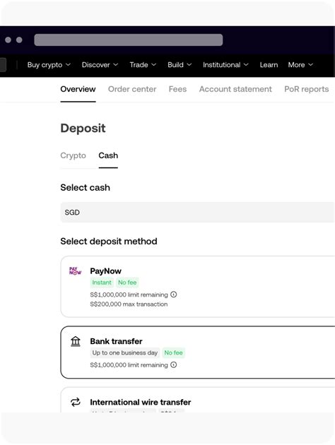 B11065 Altcoin Deposit Instructions