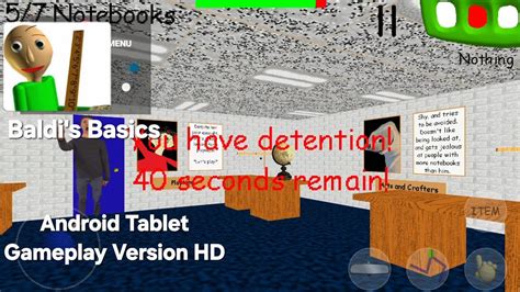 BALDI\'S BASICS ON ROBLOX!! Android Tablet Gameplay - Maikito 