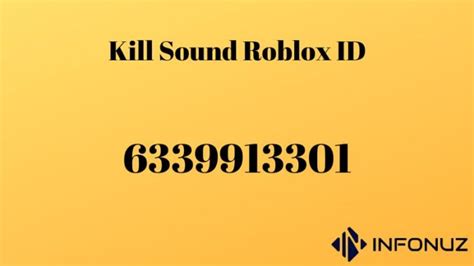 BF1 Kill Sound Roblox ID