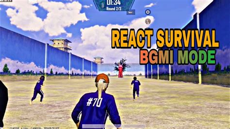 BGMI React Survival Mode