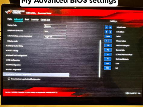 BIOS Settings