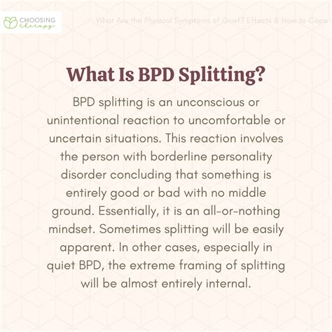 BPD Splitting Quotes