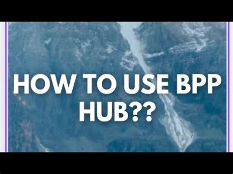 BPP Hub app uses