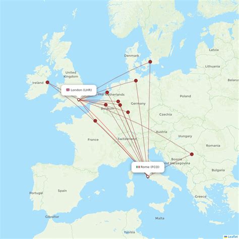 Spain Airways Map