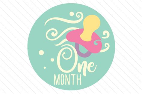Download Babies First Year - Set of Monthly... SVG File - SVG Design Cricut SVG For Crafts