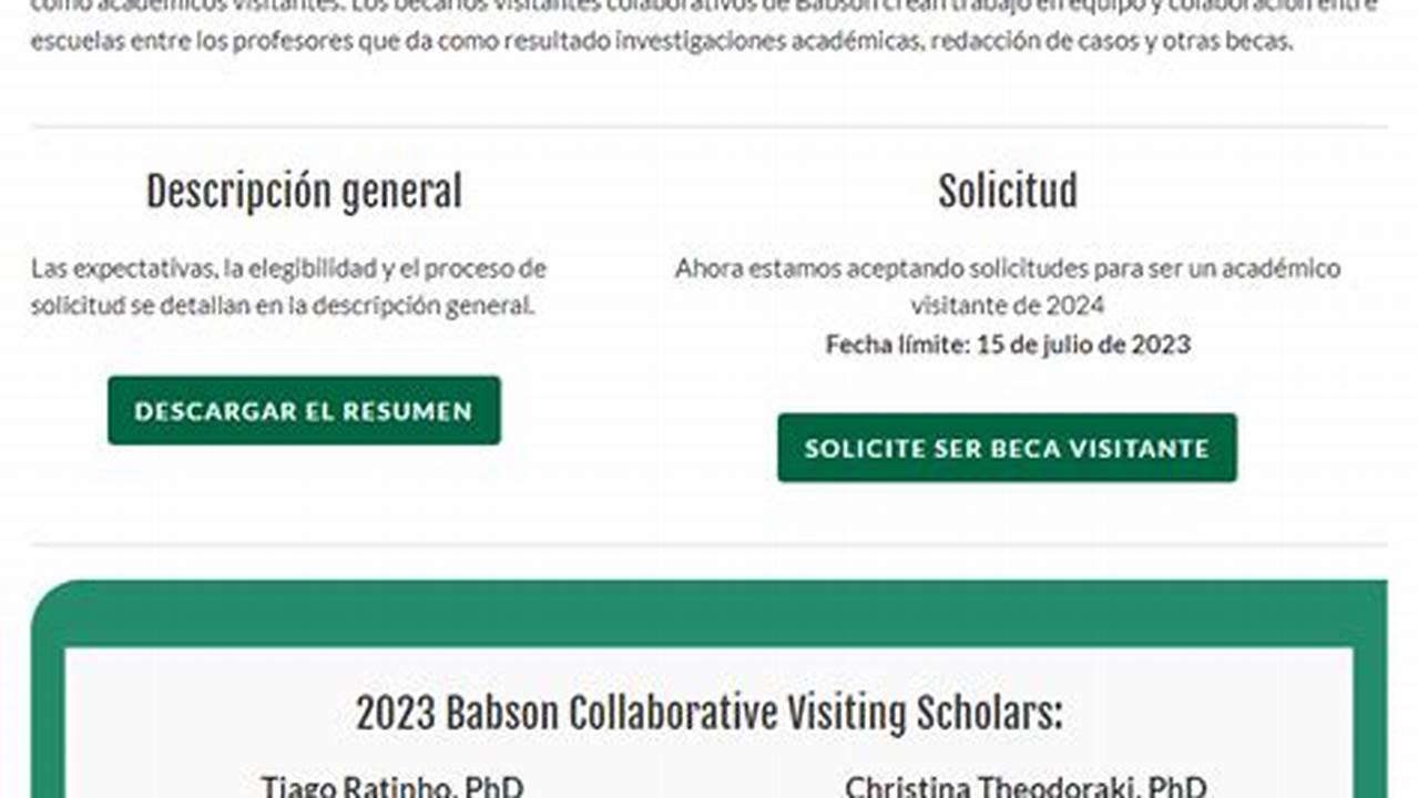 Babson 2024 Calendar Calculator Program