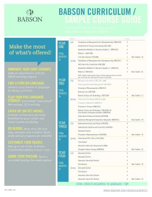 Babson Course Catalog