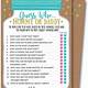 Baby Shower Games Templates