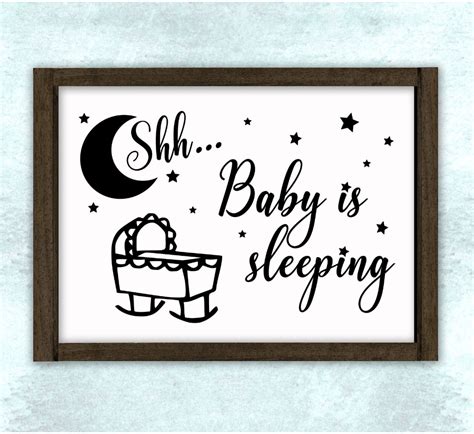 Baby Sleeping Sign Printable