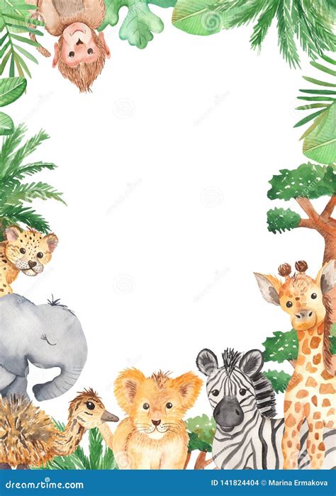 Baby Animals Clipart Border