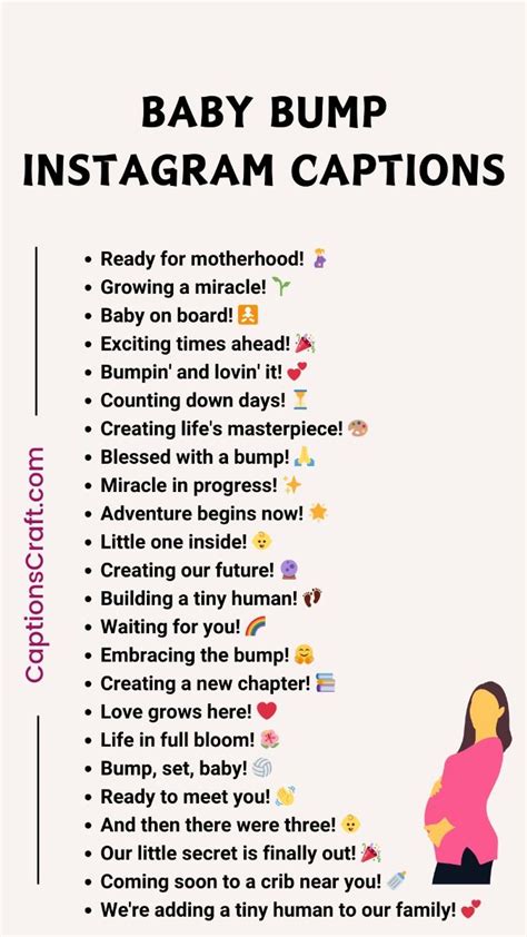 Baby Bump Captions