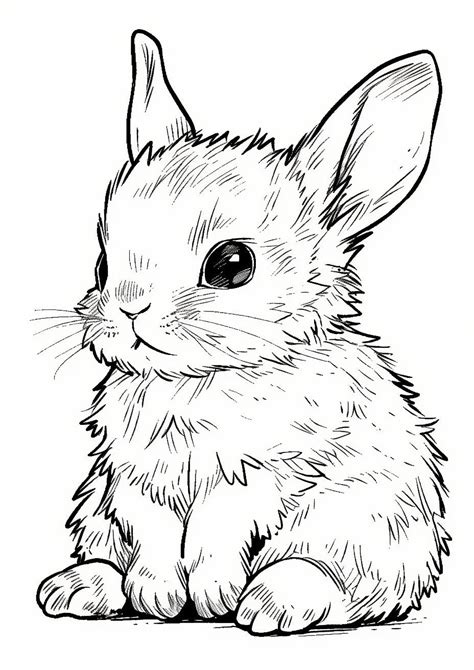 Baby Bunnies Coloring Pages