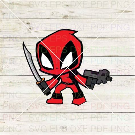 Download Baby Deadpool Svg Files DXF Files