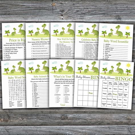 Download Baby Dinosaur Bundle Printable
