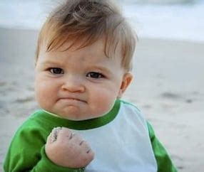 Baby Doing Fist Pump