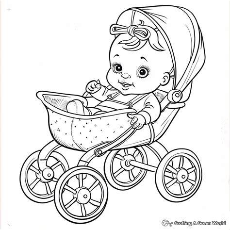 Baby Doll Coloring Page