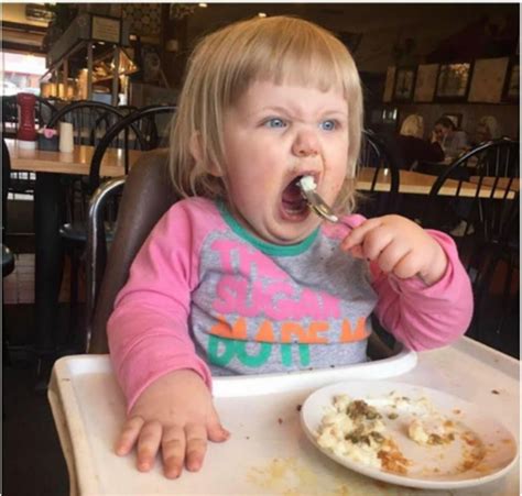 Baby Eating Food Meme
