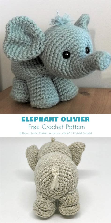 Baby Elephant Crochet Pattern