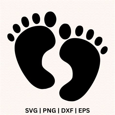 Download Baby Feet Cut Files