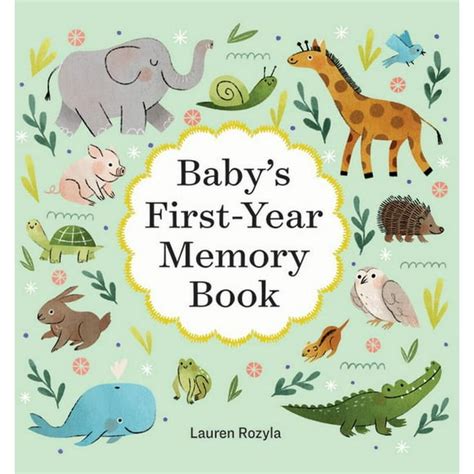 Baby First Year Book Memory