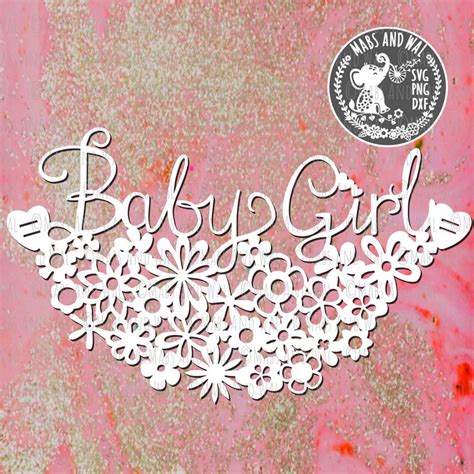 Download Baby Girl Cake Topper SVG File - SVG Design Commercial Use DXF Files