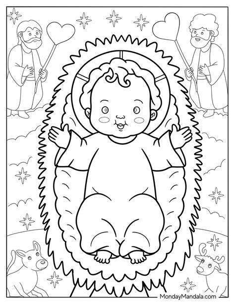 Baby Jesus Coloring Pages