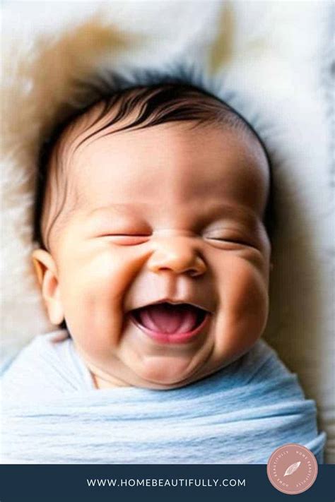 Pure Bliss: Delightful Moments of a Baby Laughing in Sweet Slumber - A Heartwarming Account of Your Baby's Joyful Sleep-time Laughter.