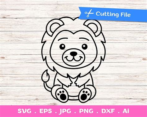 Download Baby Lion Svg - 173+ Crafter Files Printable