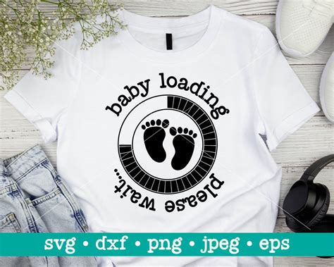 Download Baby Loading... SVG File - SVG Design Silhouette