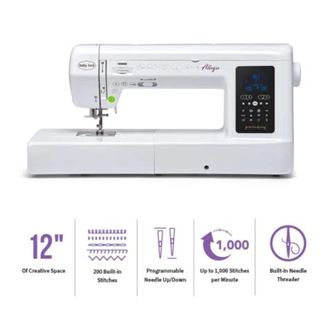 Experience the Symphony of Sewing with Baby Lock Allegro - The Ultimate Machine for Creative Crafting!