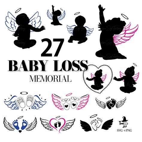 Baby Memorial Svg