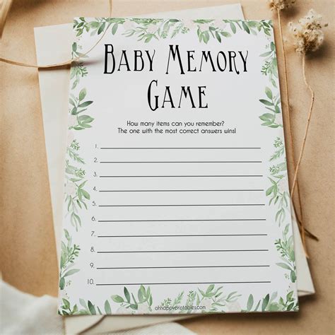 Baby Memory Game