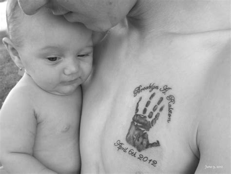 Baby Name Tattoo For Dad