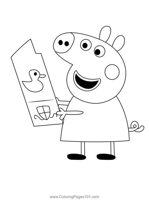 Baby Peppa Pig Coloring Pages