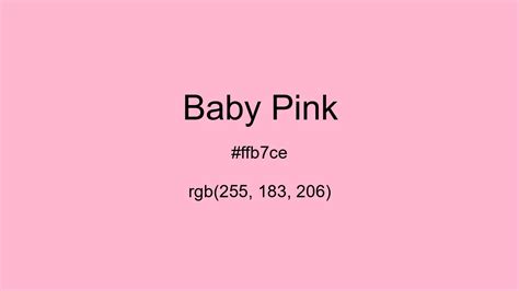 Unleash the Sweetness of Baby Pink Hex Code for Your Designs