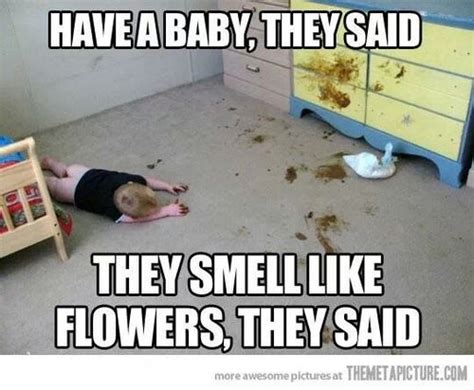 Baby Poop Everywhere Meme