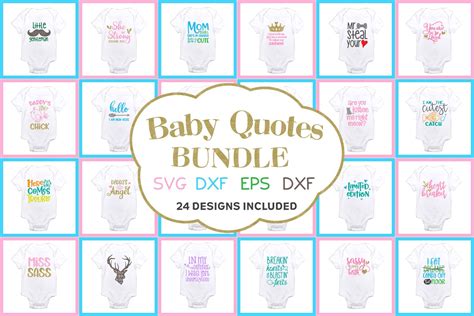 Download Baby Quotes Bundle Commercial Use For Crafts