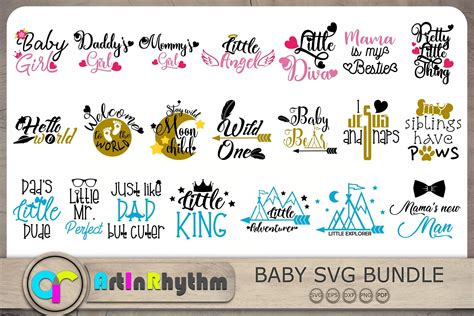 Download Baby Quotes Design Bundle - SVG Files Commercial Use DXF Files